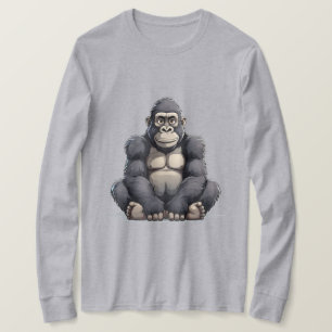 Cartoon-style gorilla T-Shirt