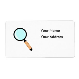 Cartoon Style Magnifying Glass
