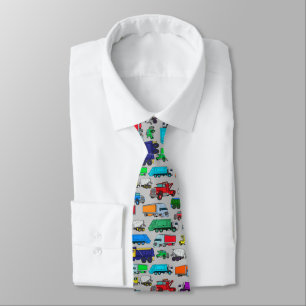 Cartoon-style Truck Illustrations Tie