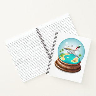 Cartoon Summer Cristal Ball Notebook