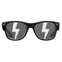 Cartoon Sunglasses: Shiny Reflection Lightning