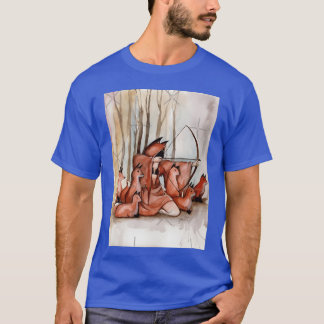 Cartoon t shirt friend