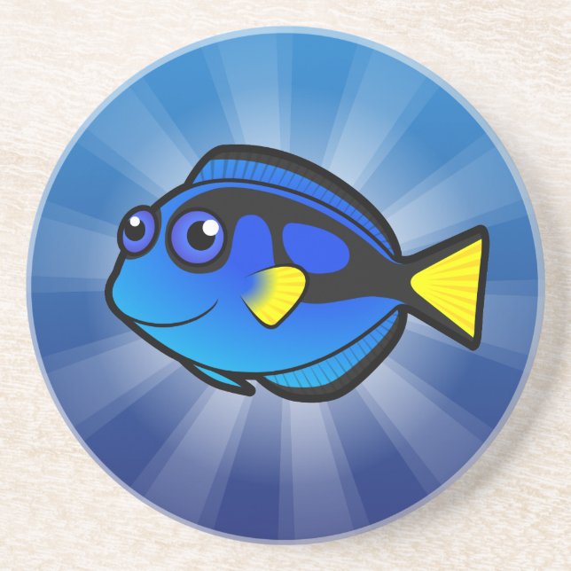 Cartoon Tang / Surgeonfish 2 Coaster (Front)