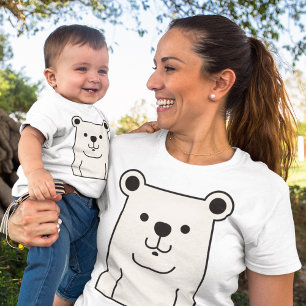 Cartoon Teddy Bear Baby T-Shirt
