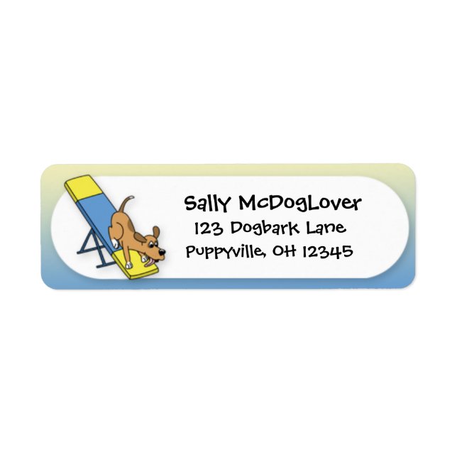 Cartoon Teeter Totter Agility (Front)