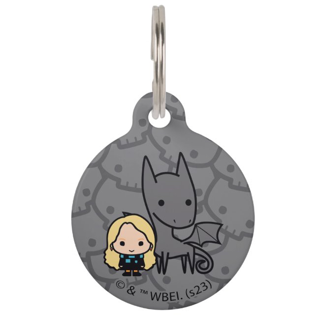Cartoon Thestral and Luna Character Art Pet Tag (Front)