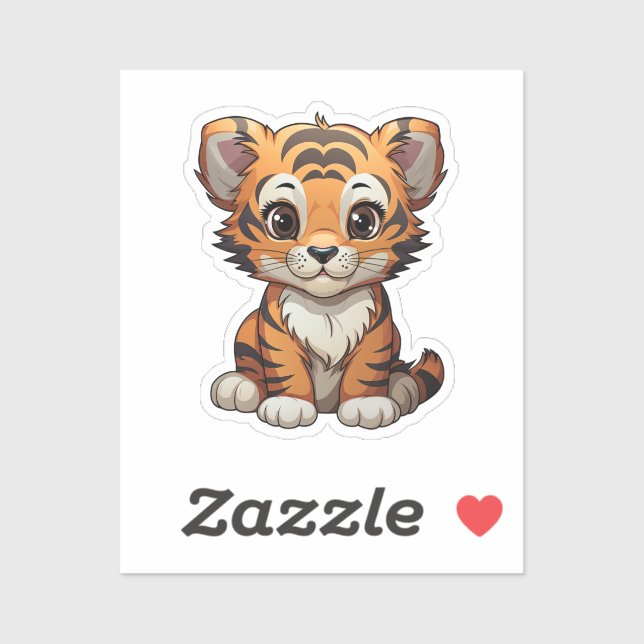 Cartoon tiger illustration (Sheet)