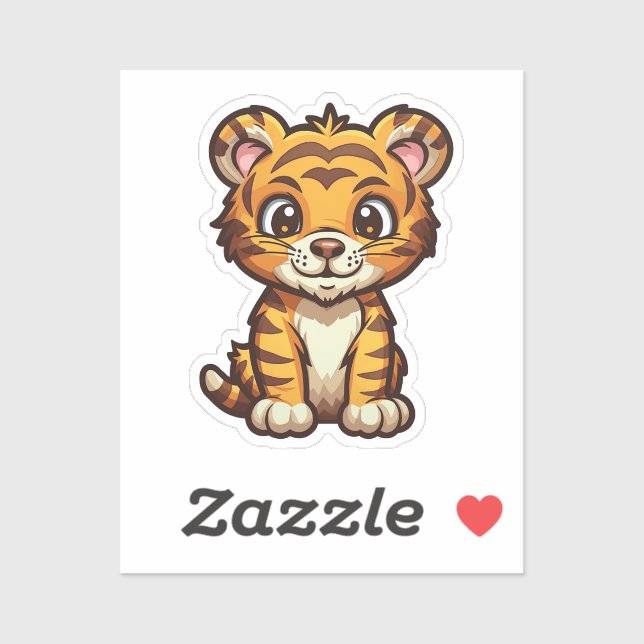 Cartoon tiger illustration (Sheet)