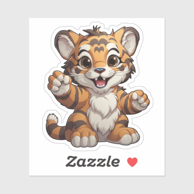 Cartoon tiger illustration (Sheet)