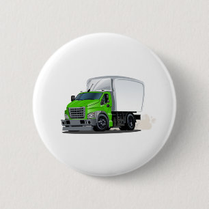 Cartoon truck 2 inch round button
