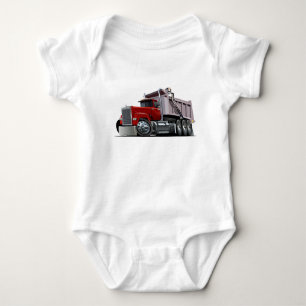 Cartoon truck baby bodysuit