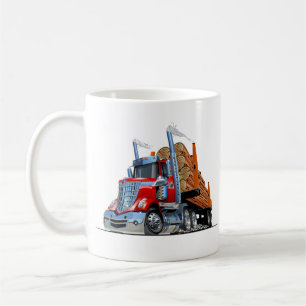 Cartoon truck coffee mug