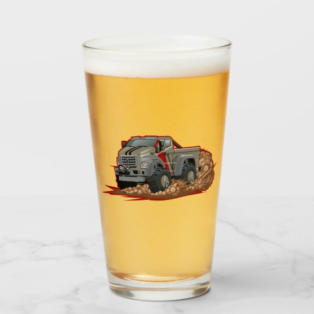 Cartoon truck glass (Front Filled)