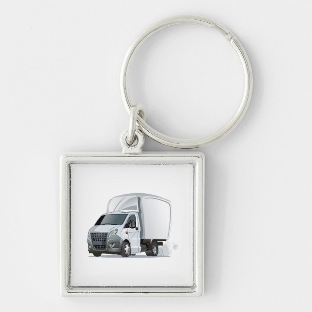 Cartoon truck keychain (Front)