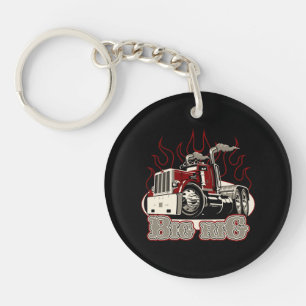 Cartoon truck keychain