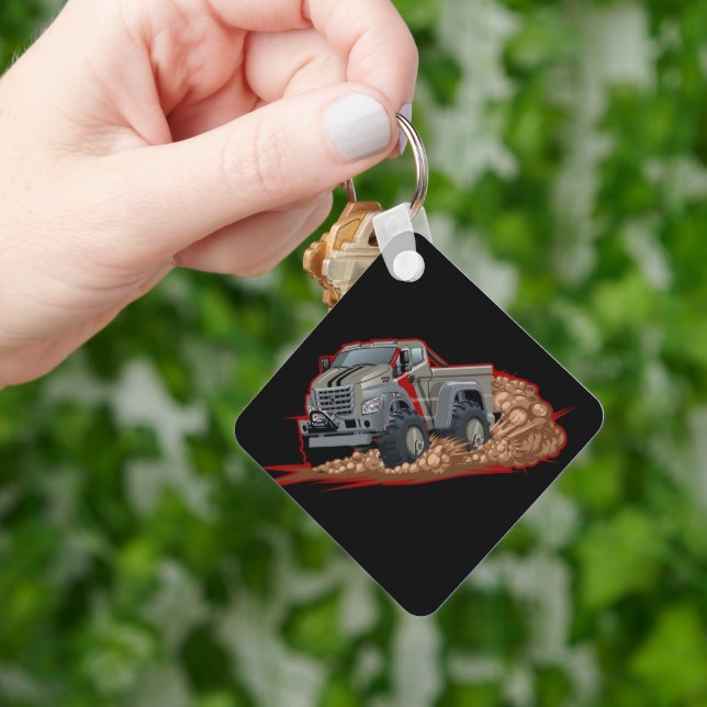 Cartoon truck keychain (Hand)