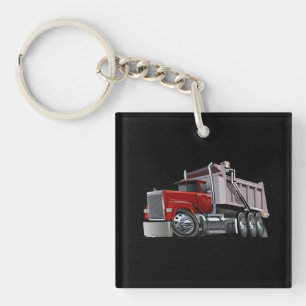 Cartoon truck keychain