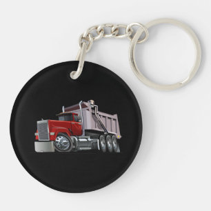 Cartoon truck keychain