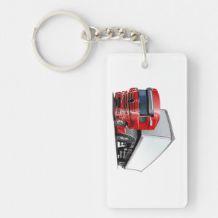 Cartoon truck keychain