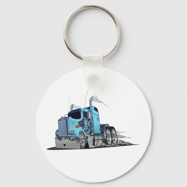 Cartoon truck keychain (Front)