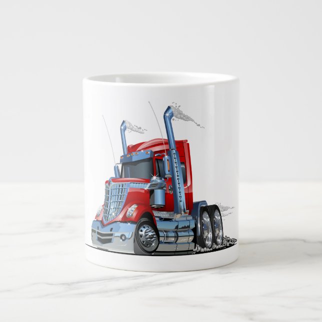 Cartoon truck large coffee mug (Front)