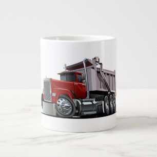 Cartoon truck large coffee mug