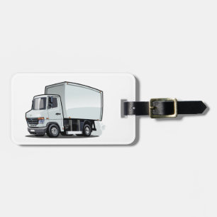 Cartoon truck luggage tag