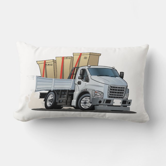 Cartoon truck lumbar pillow (Front)