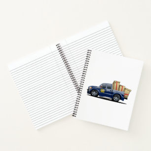Cartoon truck notebook