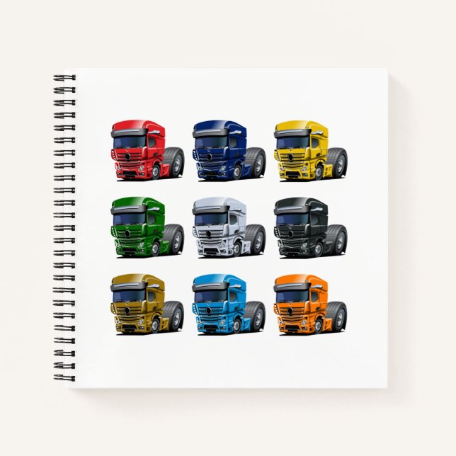 Cartoon truck notebook (Front)