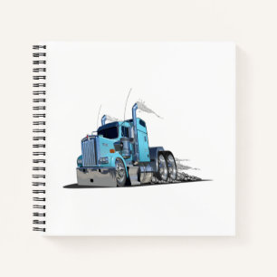 Cartoon truck notebook
