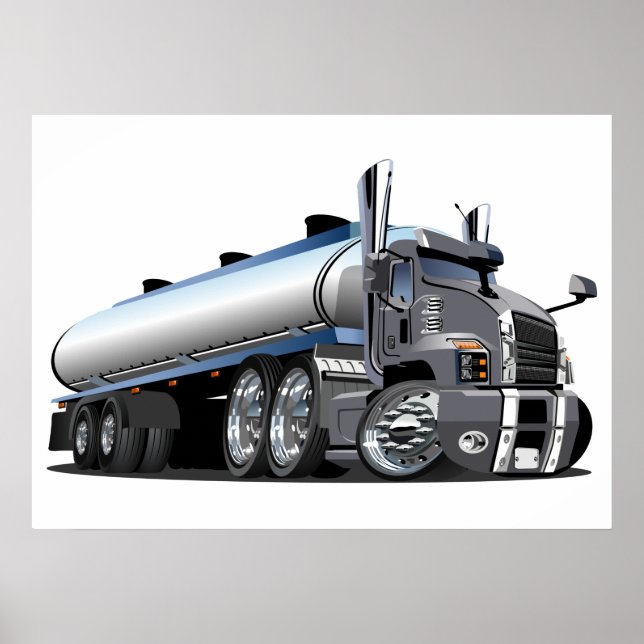 Cartoon truck poster (Front)