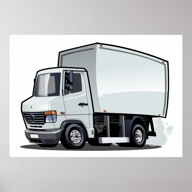 Cartoon truck poster (Front)