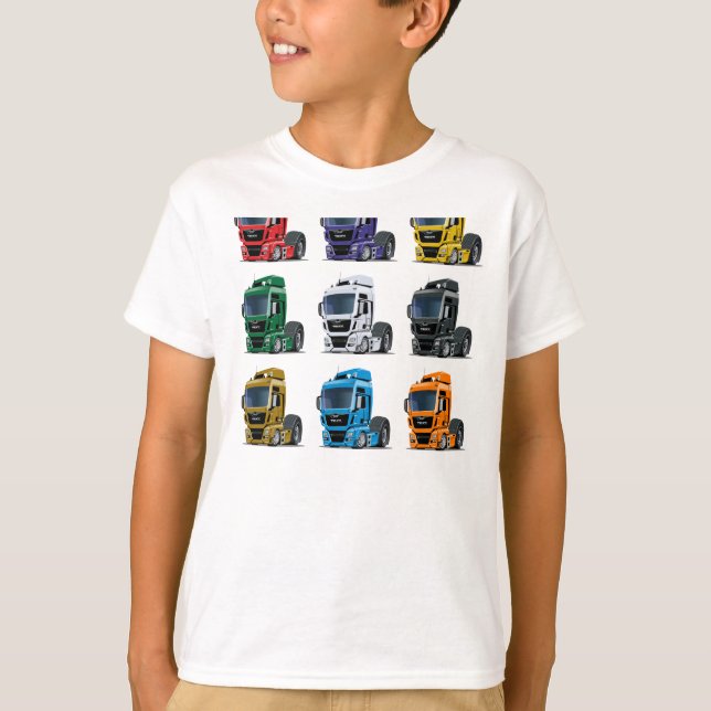 Cartoon truck T-Shirt (Front)