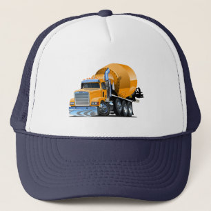 Cartoon truck trucker hat