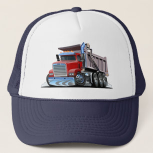 Cartoon truck trucker hat