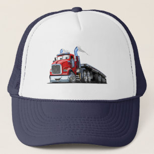 Cartoon truck trucker hat
