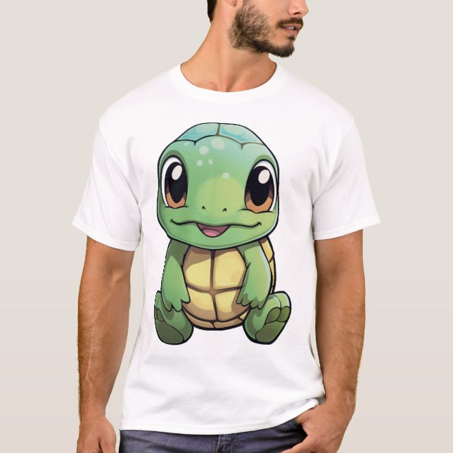 Cartoon turtle illustration Copy Copy Copy Copy Co T-Shirt (Front)
