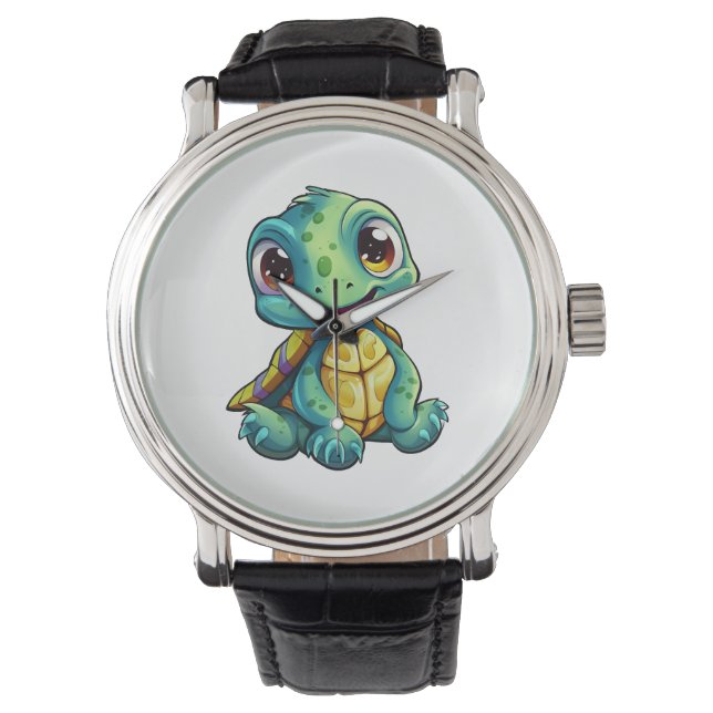 Cartoon turtle illustration            watch (Front)