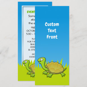 Cartoon Turtle Invitation