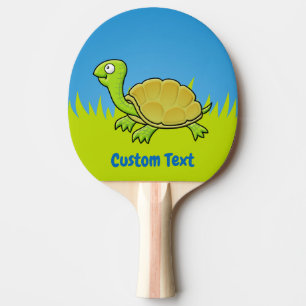 Cartoon Turtle Ping Pong Paddle