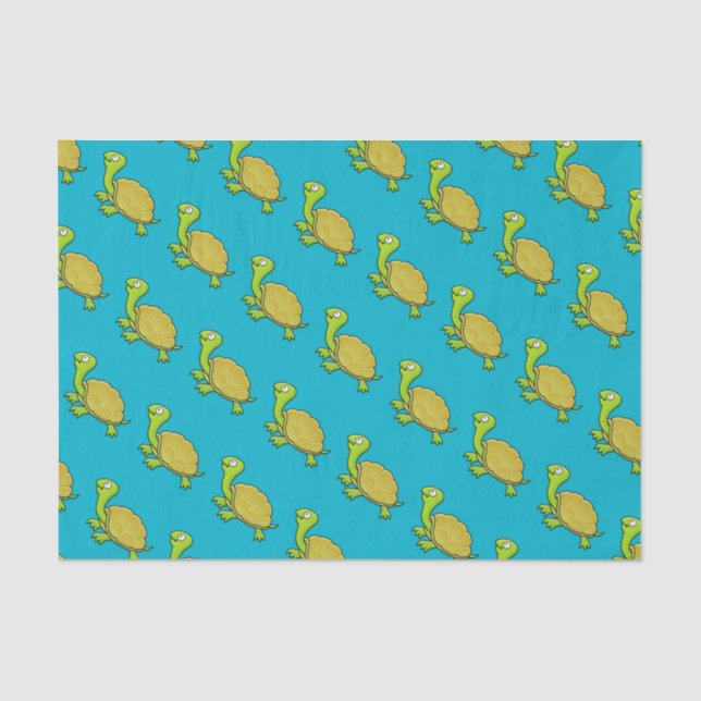 Cartoon Turtle Tissue Paper (Front)