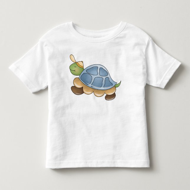 Cartoon Turtle toddler t-shirt (Front)
