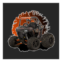 Cartoon UTV off-road vehicle