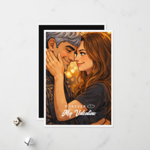 Cartoon Valentine's Day Card