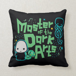 Cartoon Voldemort - Master of the Dark Arts Throw Pillow