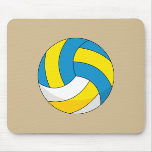 Cartoon Volleyball Ball Mouse Pad