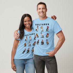 Cartoon Vultures of the Worlds T-Shirt