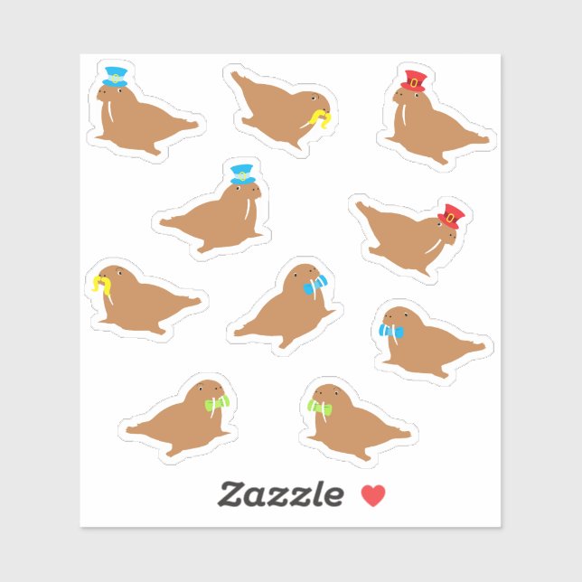 Cartoon Walrus  (Sheet)