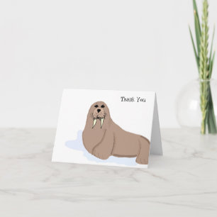 Cartoon Walrus Thank You